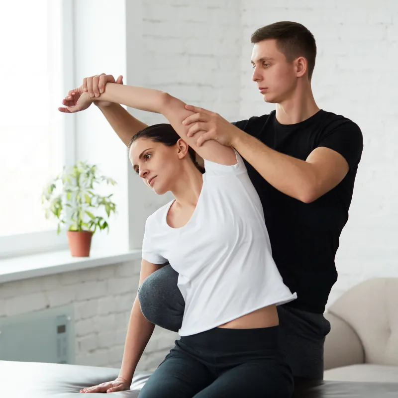 3 Patient experiencing dry needling treatment at Arlington Physical Therapy for effective pain relief and rehabilitation.